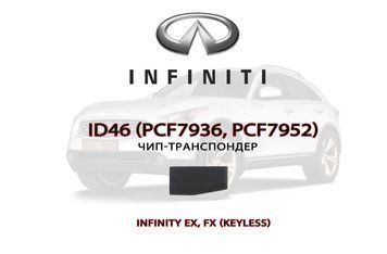 ID46 (PCF7936, PCF7952) підготовка чипа для прописування Infinity EX FX keyless (на базі XT27A) 5746 фото
