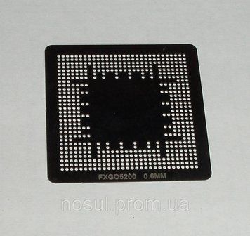 BGA шаблоны Nvidia 0.6 mm FXGO5200 трафареты для реболла реболинг набор восстановление пайка ремонт прямого на 4046 фото