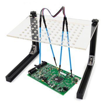 BDM позиционный стол с LED подсветкой #2 для прошивки эл.блоков управления (ECU ЭБУ) frame metal With Aapters 5285 фото
