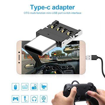 Переходник USB 3.0 Type-C 3.1 (папа) - USB (мама) OTG (коннектор под разъем USB мама) 5565 фото