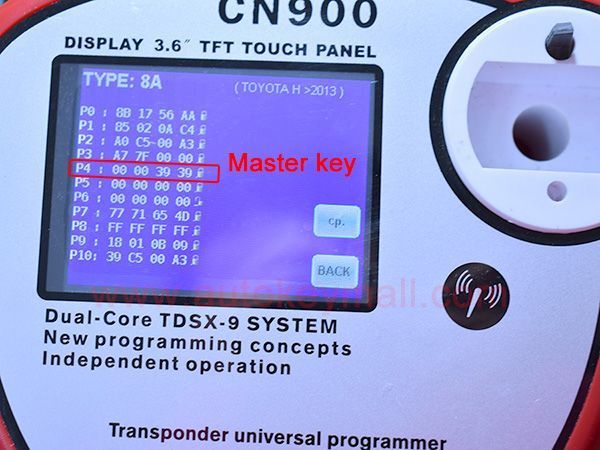 Чип-транспондер A8 (Hmaster chip) 128 bit Toyo_ta Lexys (>2013 г.в. TP36 Camry Corolla Highlander RAV4 Sequoi 4577 фото