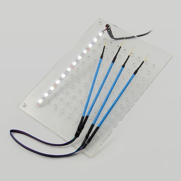 BDM позиционный стол с LED подсветкой #2 для прошивки эл.блоков управления (ECU ЭБУ) frame metal With Aapters 5285 фото