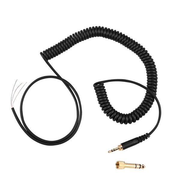 Кабель 3 pin для навушників + перехідник 6.5 мм (ремонт заміна replacement) Beyerdynamic Sennheiser Audio-Techn 7272 фото