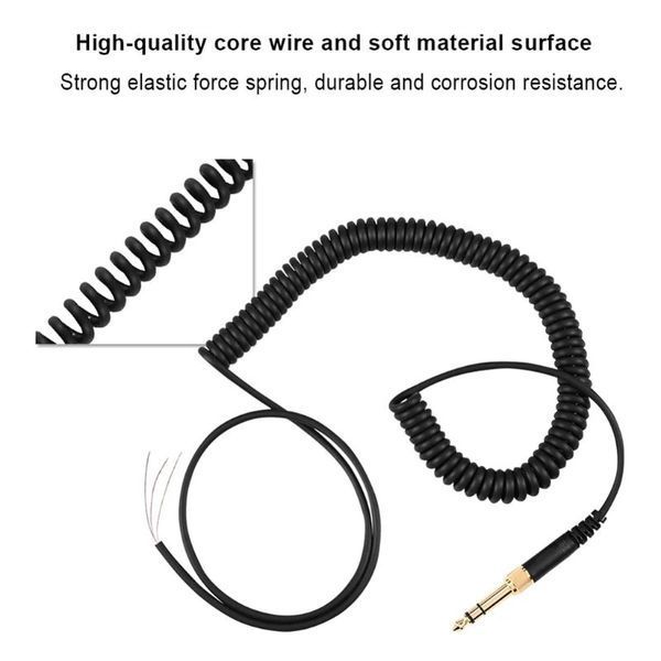 Кабель 3 pin для навушників + перехідник 6.5 мм (ремонт заміна replacement) Beyerdynamic Sennheiser Audio-Techn 7272 фото