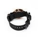 Military Zulu Black 18 мм (5 колец) цельный ремешок ЧЕРНЫЙ (ширина 18 мм) нейлон черные застежки военный 7246 фото 3