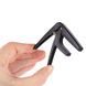 Затискач каподастр для укулеле (чотириструнна гітара) Ukulele Capo mini #2 Чорний 5433 фото 2
