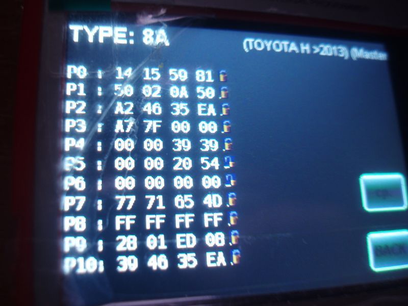 Чип-транспондер A8 (Hmaster chip) 128 bit Toyo_ta Lexys (>2013 г.в. TP36 Camry Corolla Highlander RAV4 Sequoi 4577 фото
