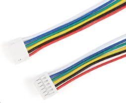 JST-GH-JST 6 pin 5S (шаг 1.25 мм) С ЗАЩЕЛКОЙ разъем мама кабель 15 см 7848 фото