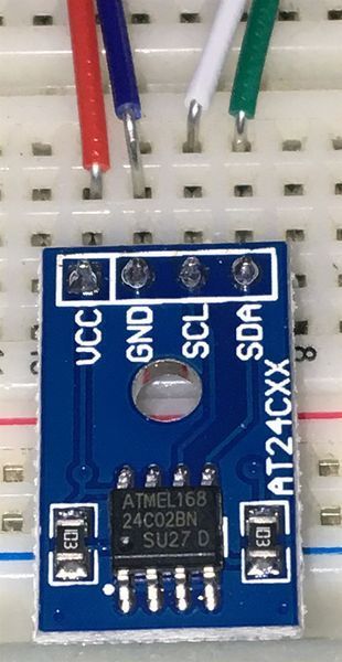 Модуль внешней памяти AT24C02 EEPROM Мини 2ECL IICI2C Serial Interface Port EEPROM 7590 фото
