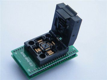 Переходник QFP48 LQFP48 TQFP48 - DIP48 0,5 мм адаптер для программирования 5125 фото