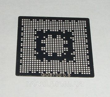 BGA шаблони Nvidia 0.6 mm GO5700 трафарети для реболлу реболінг-набір відновлення паяння ремонт прямого нагрівання 4064 фото