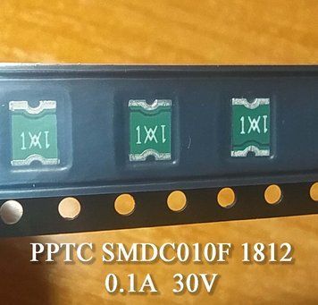 PPTC SMDC010F 1812 (SMD1812P010TF) 0.1А 30V предохранитель самовосстанавливающийся SMD 4691 фото