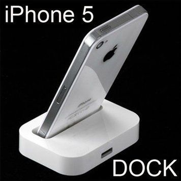 IPhone 5G Док станция White Sync Charging Dock Station Stand iCharger 2619 фото