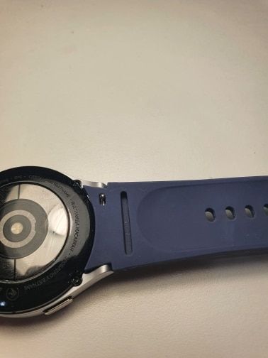 Deluxe Soft Silicone ремешок силиконовый Samsung Galaxy Watch 4 (40-44 мм) Classic (42-46 мм) ГОЛУБОЙ official 6606 фото