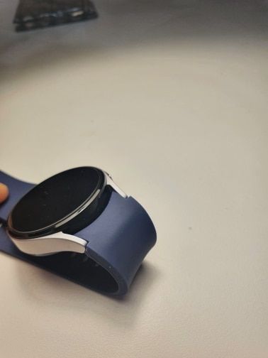Deluxe Soft Silicone ремешок силиконовый Samsung Galaxy Watch 4 (40-44 мм) Classic (42-46 мм) ГОЛУБОЙ official 6606 фото