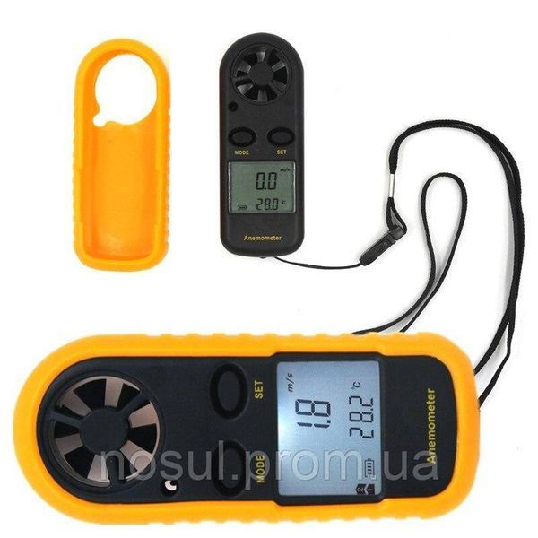 GM816 Benetech анемометр LCD цифровий ручний вимірювач швидкості витрата вітру метео станція 2068 фото
