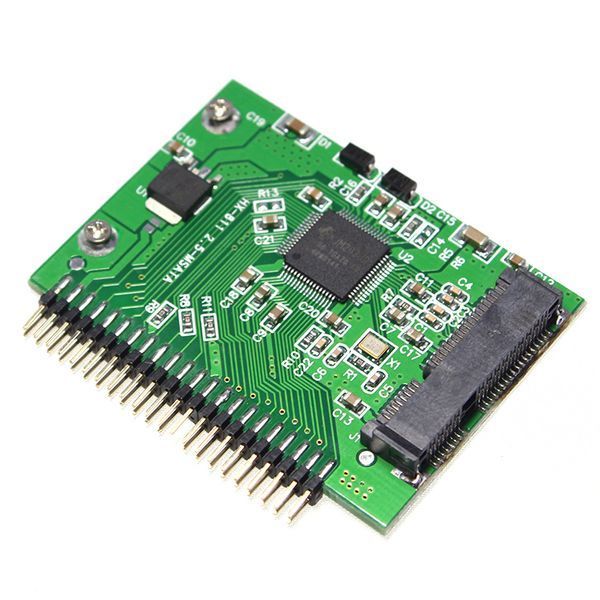 Адаптер переходник 2.5" IDE 44 pin - SSD mSATA Mini PCI-E (55*47 мм) под установку для старых ноутбуков 2915 фото