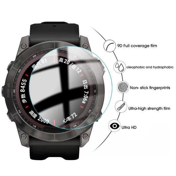 Garmin Fenix 7X (42 мм) Solar скло захисне 9H Premium Tempered Glass 7868 фото