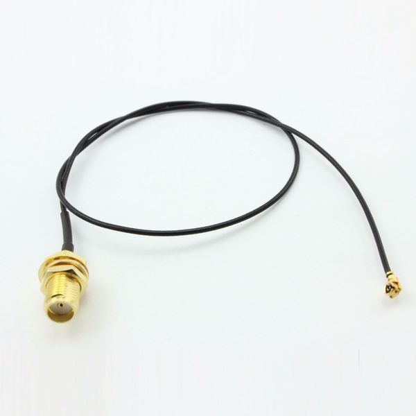 Пигтейл переходник SMA (female, мама) - UFL u.fl (10 см) удлинитель wi-fi mikrotik female Pigtail mini PCI Tp- 4595-3 фото
