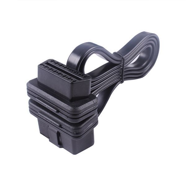 Удлинитель OBD2 16-pin, удлиняющий кабель мама-папа на автосканер ELM327 OBDII 4745 фото