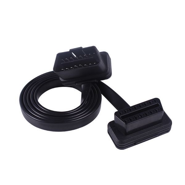 Удлинитель OBD2 16-pin, удлиняющий кабель мама-папа на автосканер ELM327 OBDII 4745 фото