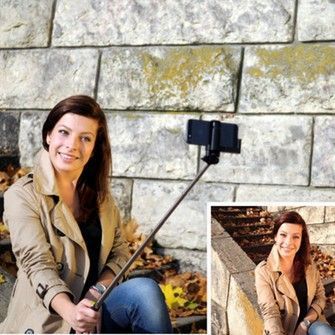 Монопод палиця для селфі, телескопічний, для телефона, камери GoPro, штатив трипод ручка Handle Tripod 3047 фото