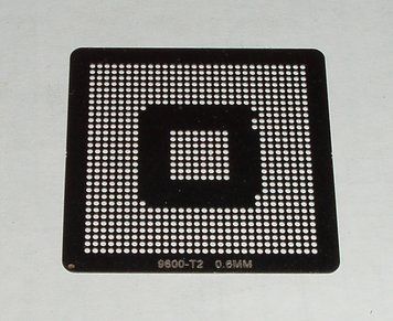 BGA шаблоны ATI 0.6 mm 9600-T2 трафареты для реболла реболинг набор восстановление пайка ремонт прямого нагрев 4130 фото