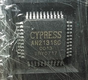 AN2131SC Cypress Semiconductor микроконтроллер EZ-USB Xcelerator (Renault Can Clip) 8051 8K RAM 24MHZ 44PQFP I 4794 фото