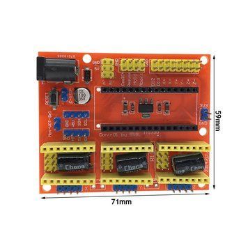 CNC Shield 4.0 плата контроллер расширение для Arduino UNO для 3D-принтеров и ЧПУ-станков 5477 фото
