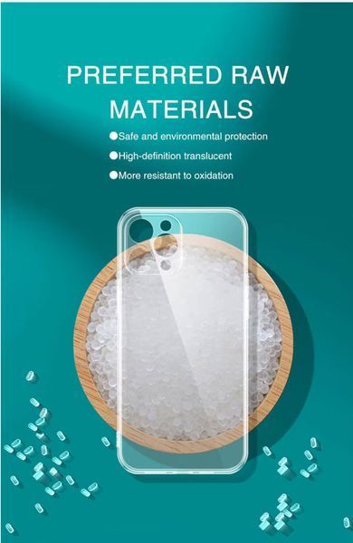 IPhone 13 Pro чехол прозрачный силикон с защитой камеры Light Clear Shell 8050 фото