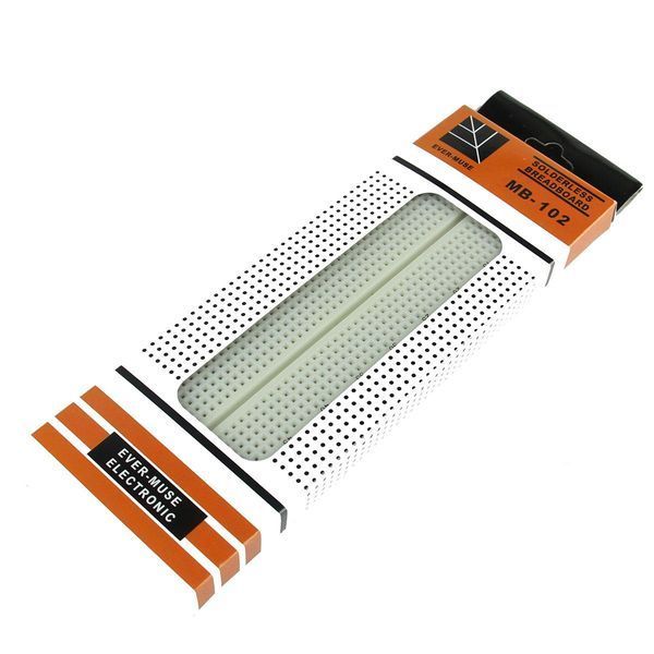 Плата макетна дошка Breadboard 850 контактів (100+325+325+100) MB-102 для Arduino ARM PTS PCB points 2018 фото