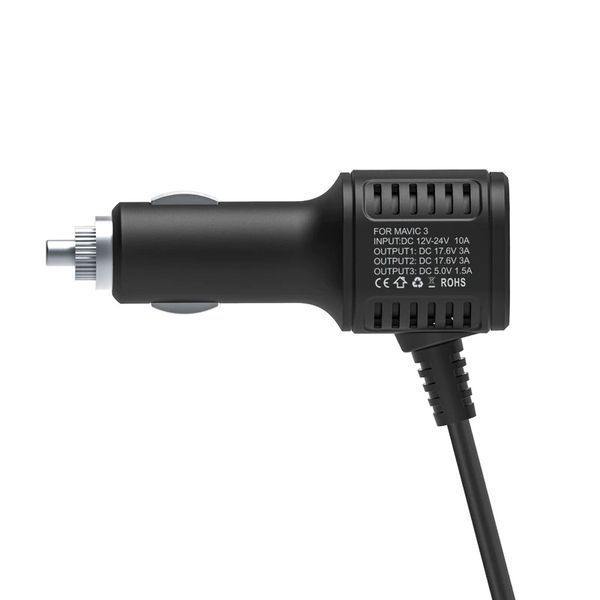 StartRC Автомобільний зарядний пристрій для DJI Mavic 3 + USB порт (Car Charger) на 2 АКБ + пульт Battery Charging Hub 6899 фото