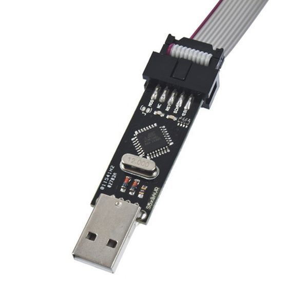 USB программатор USBASP ISP 10 Pin +кабель (ATMega8 AVRDude CAN PWM Series) 2574 фото