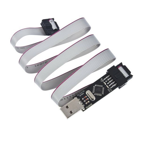 USB программатор USBASP ISP 10 Pin +кабель (ATMega8 AVRDude CAN PWM Series) 2574 фото