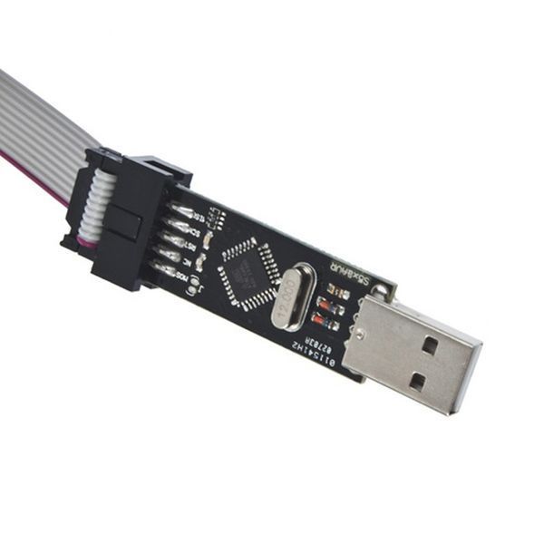 USB программатор USBASP ISP 10 Pin +кабель (ATMega8 AVRDude CAN PWM Series) 2574 фото