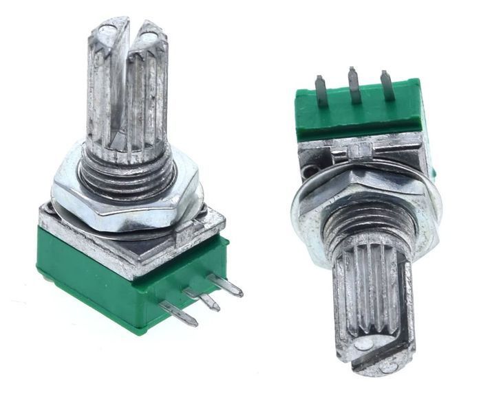 Потенциометр RK097NS B50K 50K Ом (3 pin) &ndash; герметичный регулятор громкости для аудиоусилителей потенциометр крутилка Audio Amplifier Sealed Potentiometer 8309-2 фото