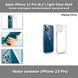 IPhone 13 Pro чехол прозрачный силикон с защитой камеры Light Clear Shell 8050 фото 1