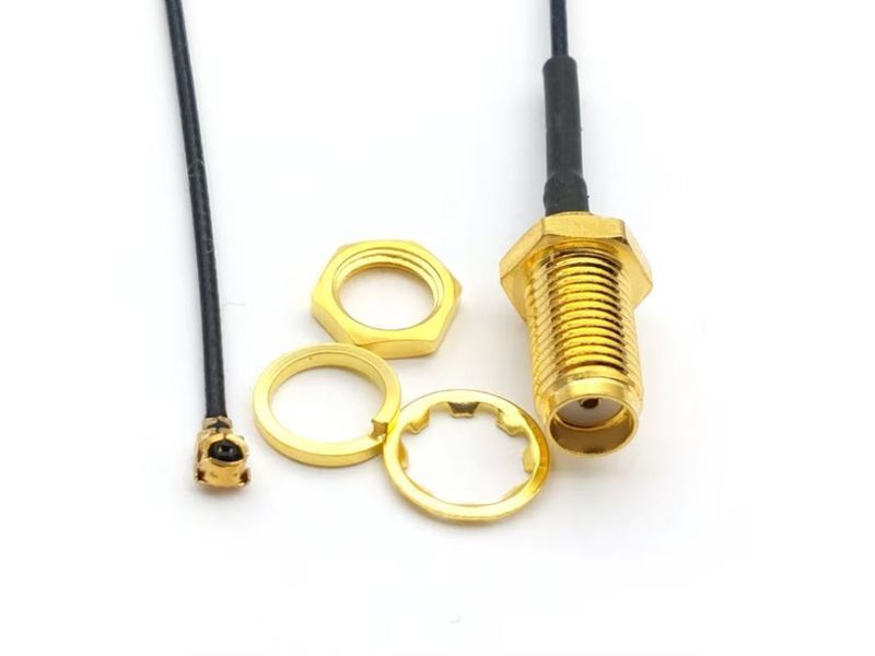 Пигтейл переходник SMA (female, мама) - UFL u.fl IPX IPEX UFL (30 см) удлинитель wi-fi mikrotik female Pigtail 4595-6 фото