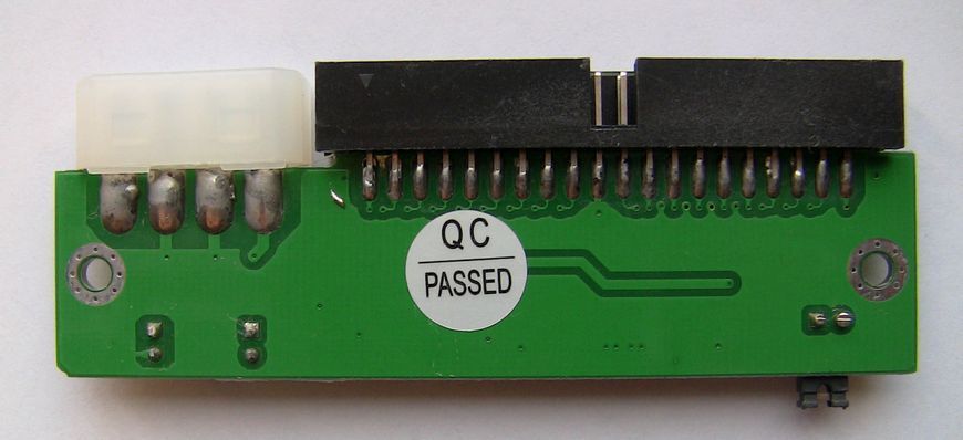Адаптер 1.8 ZIF &mdash; 3.5 IDE (40 pin) HX20080922 TOSHIBA Hitachi перехідник CE 1.8 Micro Drive 50pin шлейф 2 шт. m 273 фото