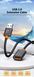 USB 3.0 6А 120W подовжувач (1 м) гнучкий кабель обплетення extender Cable Female To Male 7247 фото 3
