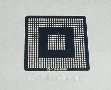 BGA шаблоны ATI 0.6 mm K6-C16 трафареты для реболла реболинг набор восстановление пайка ремонт прямого нагрева 4131 фото