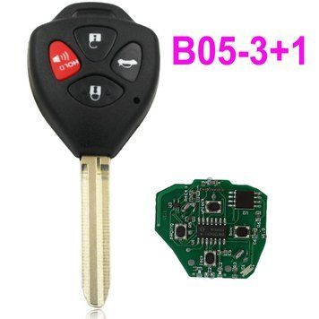 Keydiy ключ B05-4 Toyo_ta (3+1 кнопки) для програматорів KD900, KD200 4487 фото
