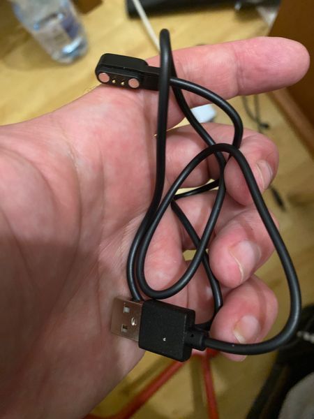 Кабель A6 2 pin 2.8 mm 9 mm для зарядки синхронизации передачи данных SMART часов, колонок, браслетов, АКБ и д 7368 фото