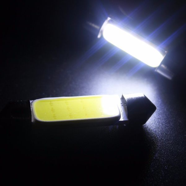 C5W LED автомобильная лампа 12V DC (31mm) 6500K 12 диодов замена штатных галогенных ламп 5876 фото