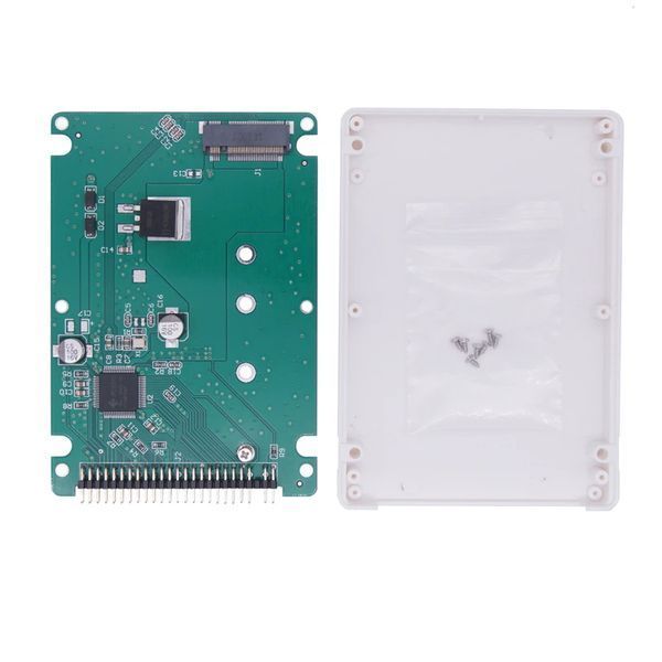 Адаптер 2.5 IDE (44 pin папа) - SSD M.2 (B+M Key) NGFF корпус + плата для замены обычного старого HDD (IDE 44) 7268 фото