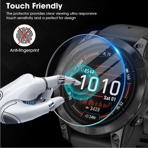Garmin Fenix 8 (51 мм) Solar стекло защитное 9Н Premium Tempered Glass 7995 фото