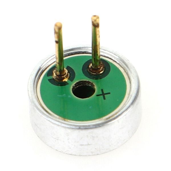 Микрофон электретный 52DB EM 6022P 6*2,2 мм 2 pin Gold DIP2 7757 фото