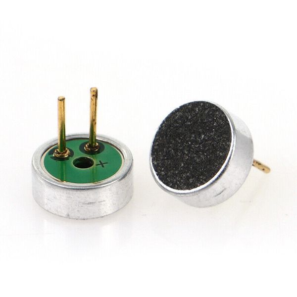 Микрофон электретный 52DB EM 6022P 6*2,2 мм 2 pin Gold DIP2 7757 фото