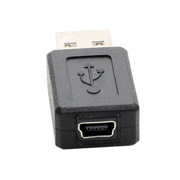 Перехідник mini USB (мама) 5 pin - USB (тато) 0771 фото