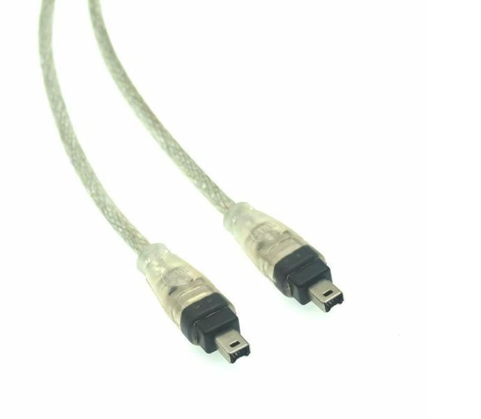 Кабель IEEE 1394 iLINK fireware male (4 pin &mdash; 4 pin) 1.45 м video DV провід синхронізація відеозахоплення аудіо music Кабель для відеозахоплення з DV камер, а також для під'єднання аудіо-, відеообладнання до контролера IEEE1394.  Довжина: 1,45 м Роз'єми:  1005 фото
